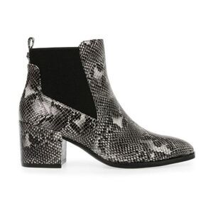 Womens ANNE KLEIN SNAKE PRINT BOOTS SZ 6